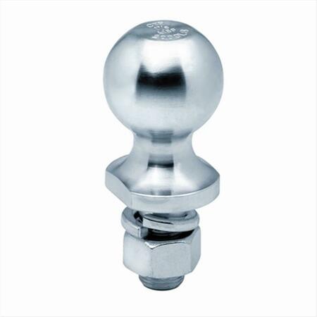 TOW READY Hitch Ball- 1.87 x 1 x 2.12 In. 2- 000 Lbs. GTW Zinc- 1.88 x 1.88 x 4.63 in. 63817